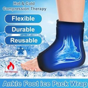 ice compression sleeve for ankle foot